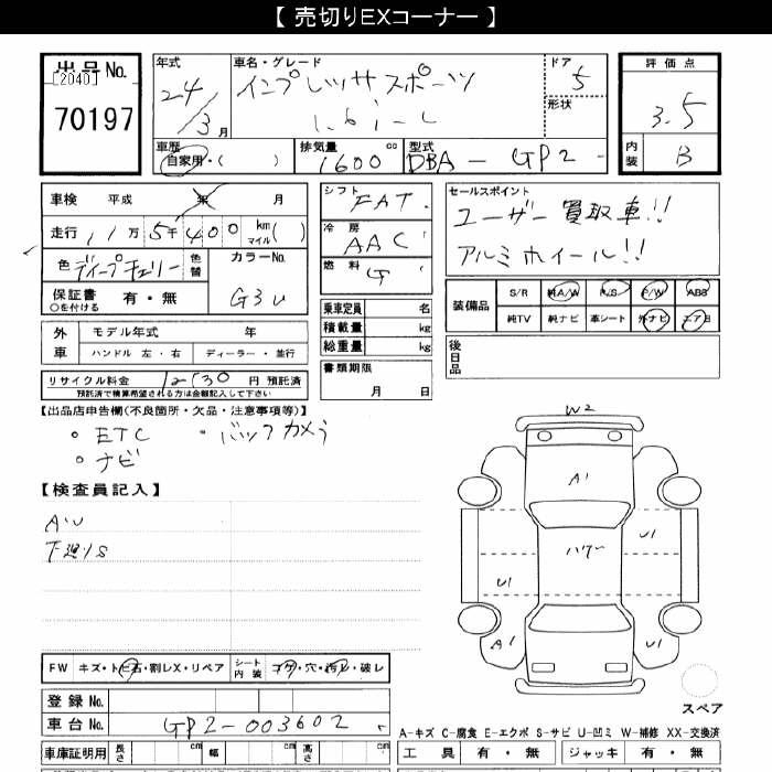 SUBARU IMPREZA