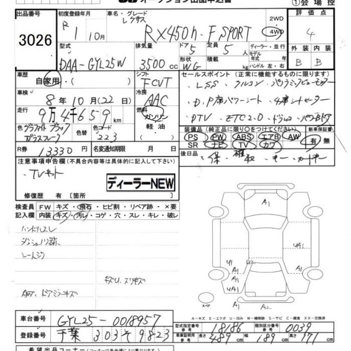 LEXUS RX450H