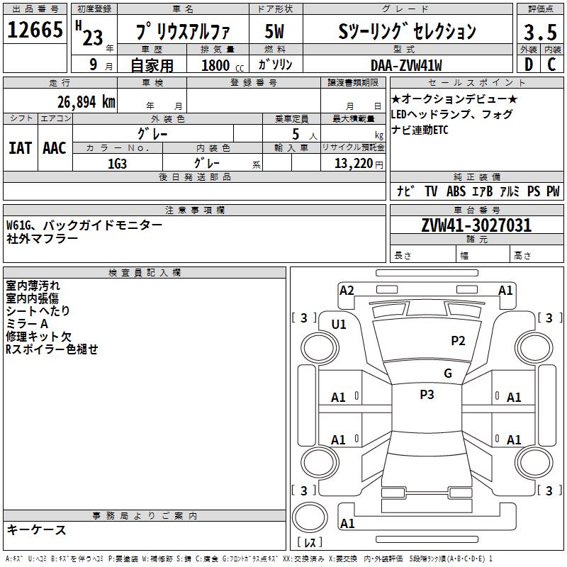 TOYOTA PRIUS ALPHA