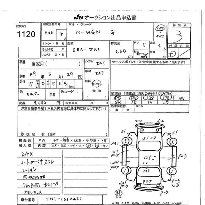 HONDA N-WGN