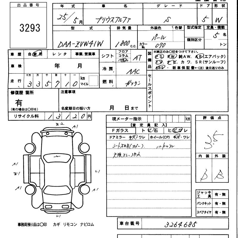 TOYOTA PRIUS ALPHA