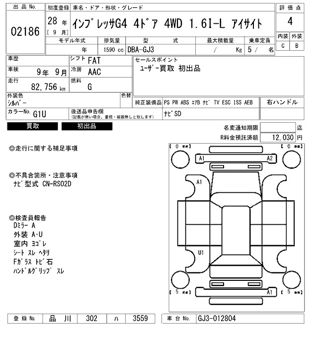 SUBARU IMPREZA