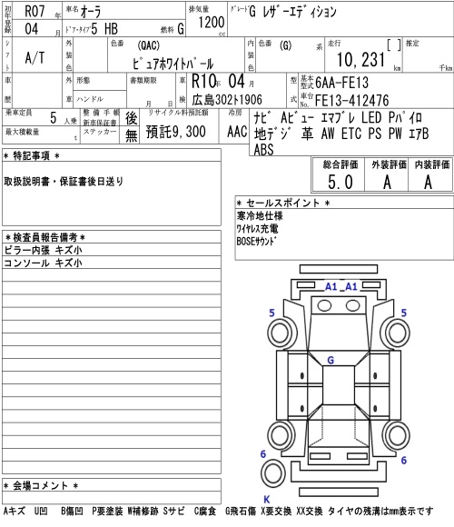 NISSAN AURA