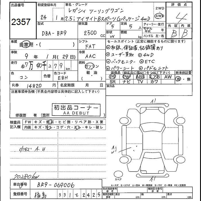 SUBARU LEGACY