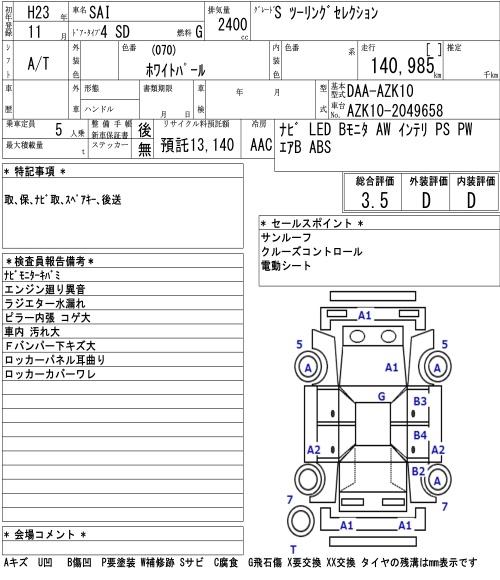 TOYOTA SAI