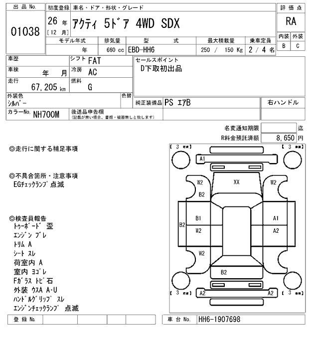 HONDA ACTY