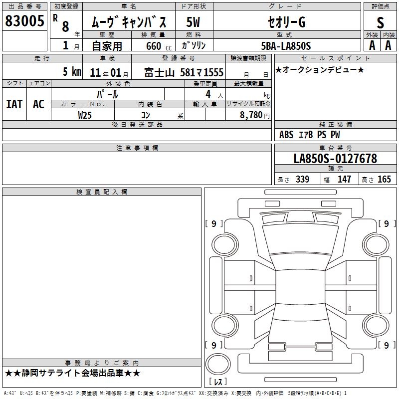 DAIHATSU MOVE CANBUS