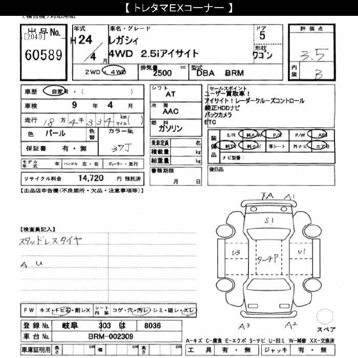 SUBARU LEGACY