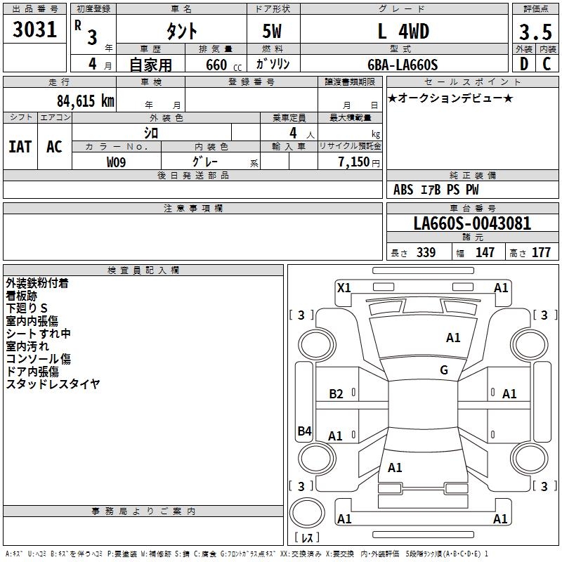 DAIHATSU TANTO
