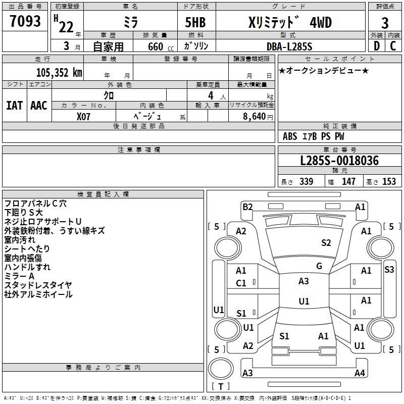 DAIHATSU MIRA