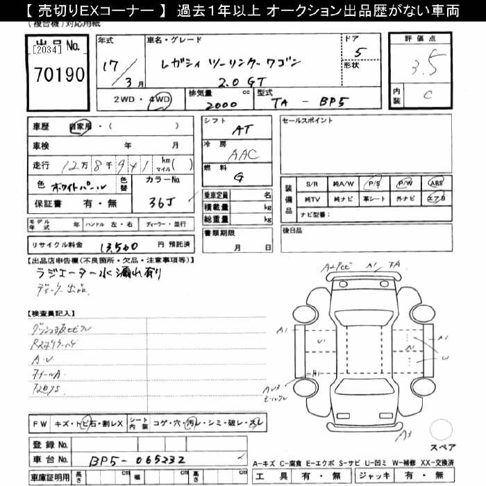 SUBARU LEGACY