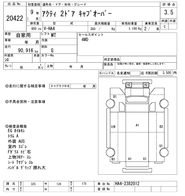 HONDA ACTY