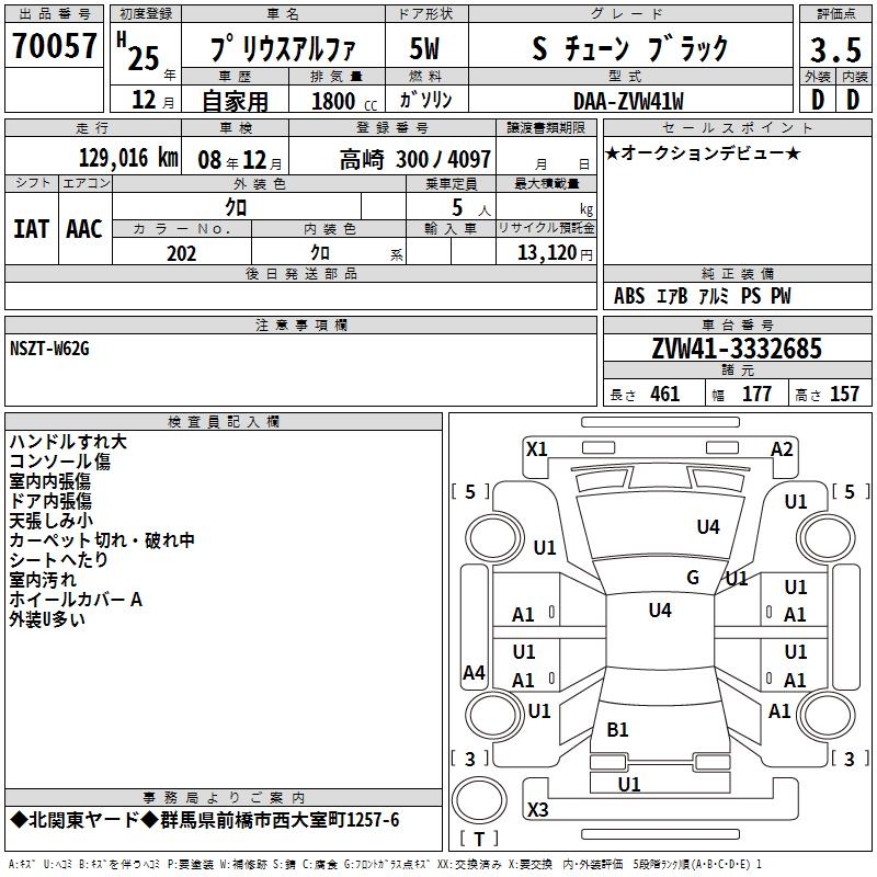 TOYOTA PRIUS ALPHA