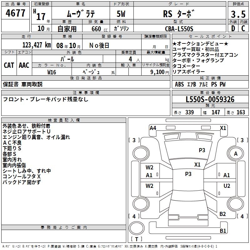 DAIHATSU MOVE LATTE