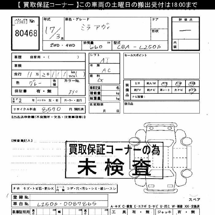 DAIHATSU MIRA AVY