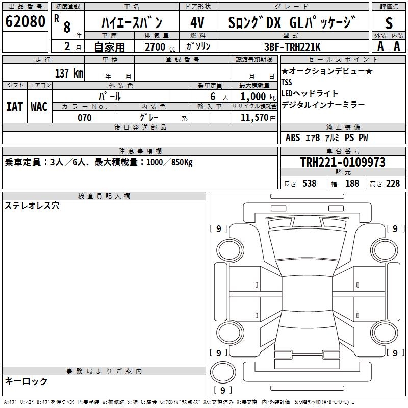 TOYOTA REGIUS ACE