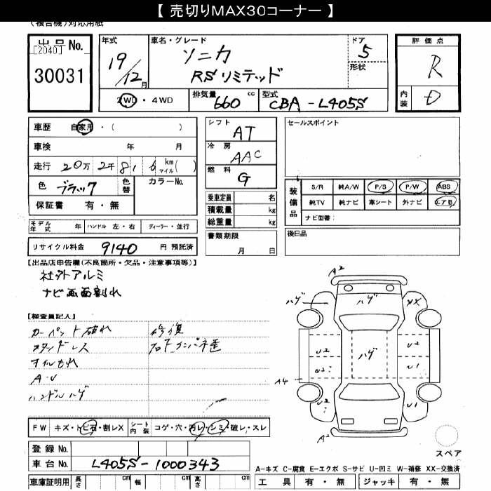 DAIHATSU SONICA