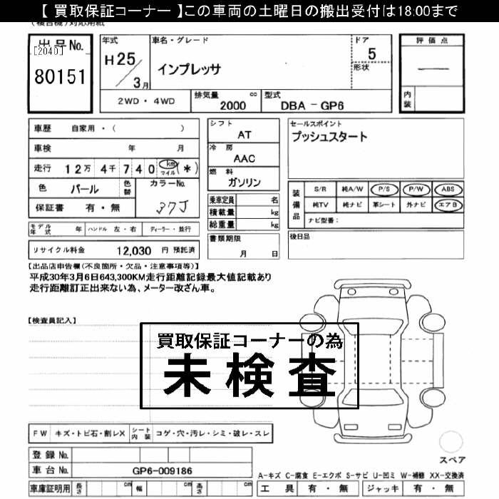 SUBARU IMPREZA