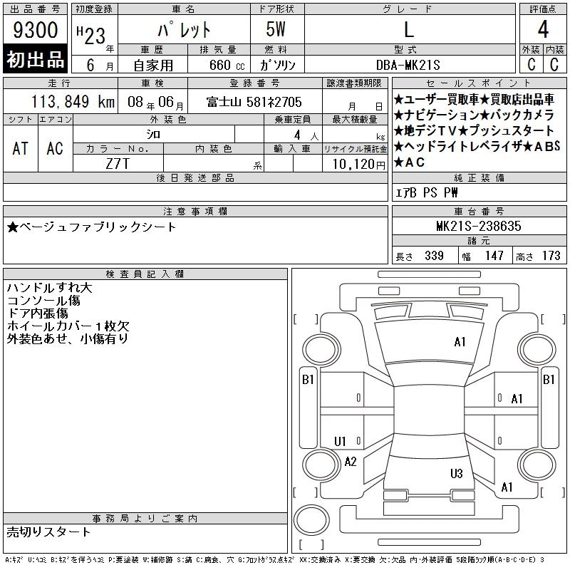 SUZUKI PALETTE