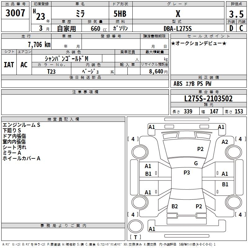 DAIHATSU MIRA
