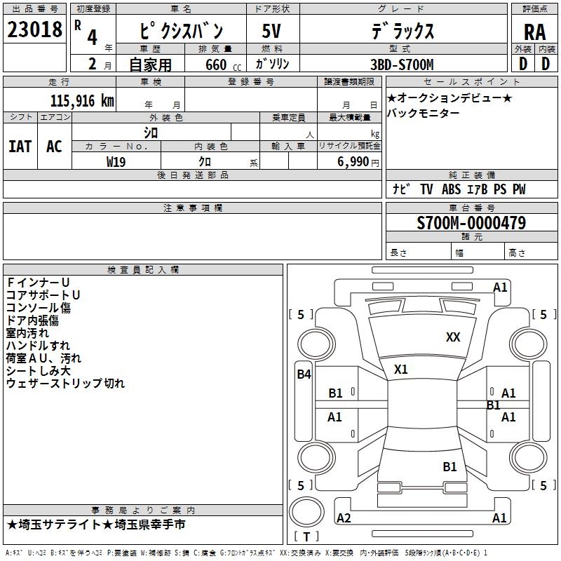 TOYOTA PIXIS VAN
