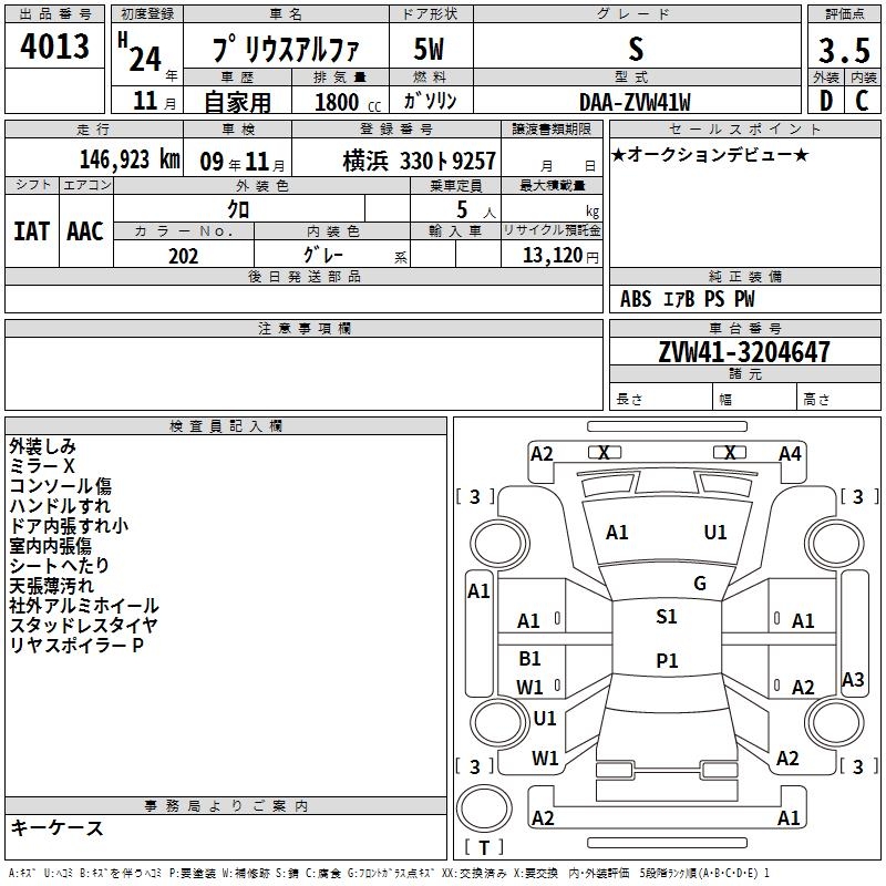 TOYOTA PRIUS ALPHA