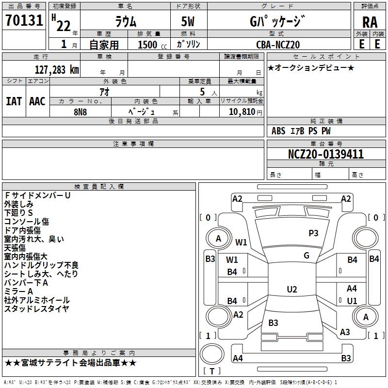TOYOTA RAUM