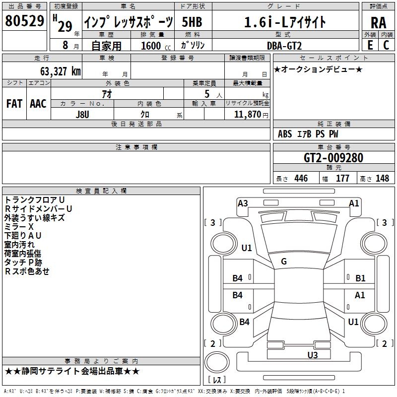 SUBARU IMPREZA