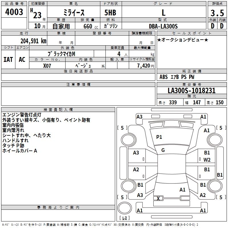 DAIHATSU MIRA E:S