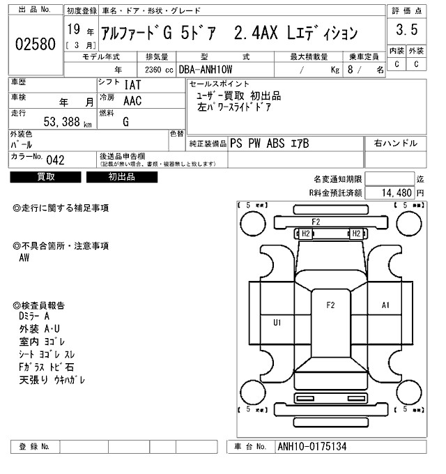 TOYOTA ALPHARD