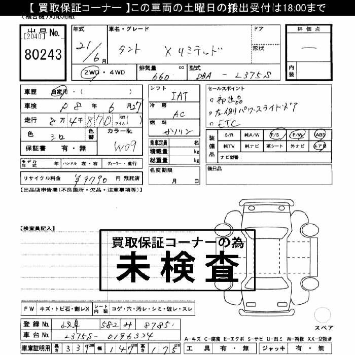 DAIHATSU TANTO