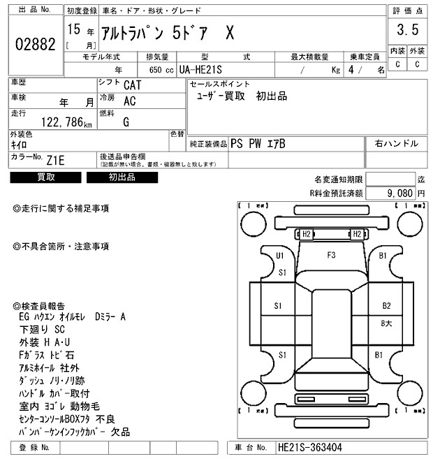 SUZUKI ALTO LAPIN