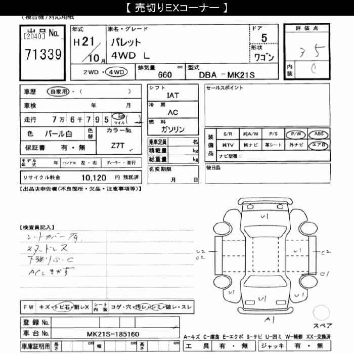 SUZUKI PALETTE