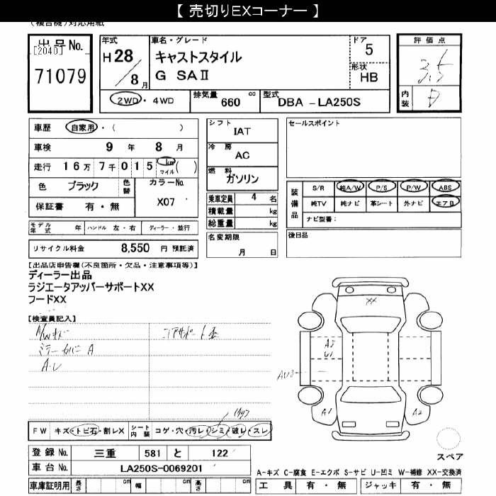 DAIHATSU CAST
