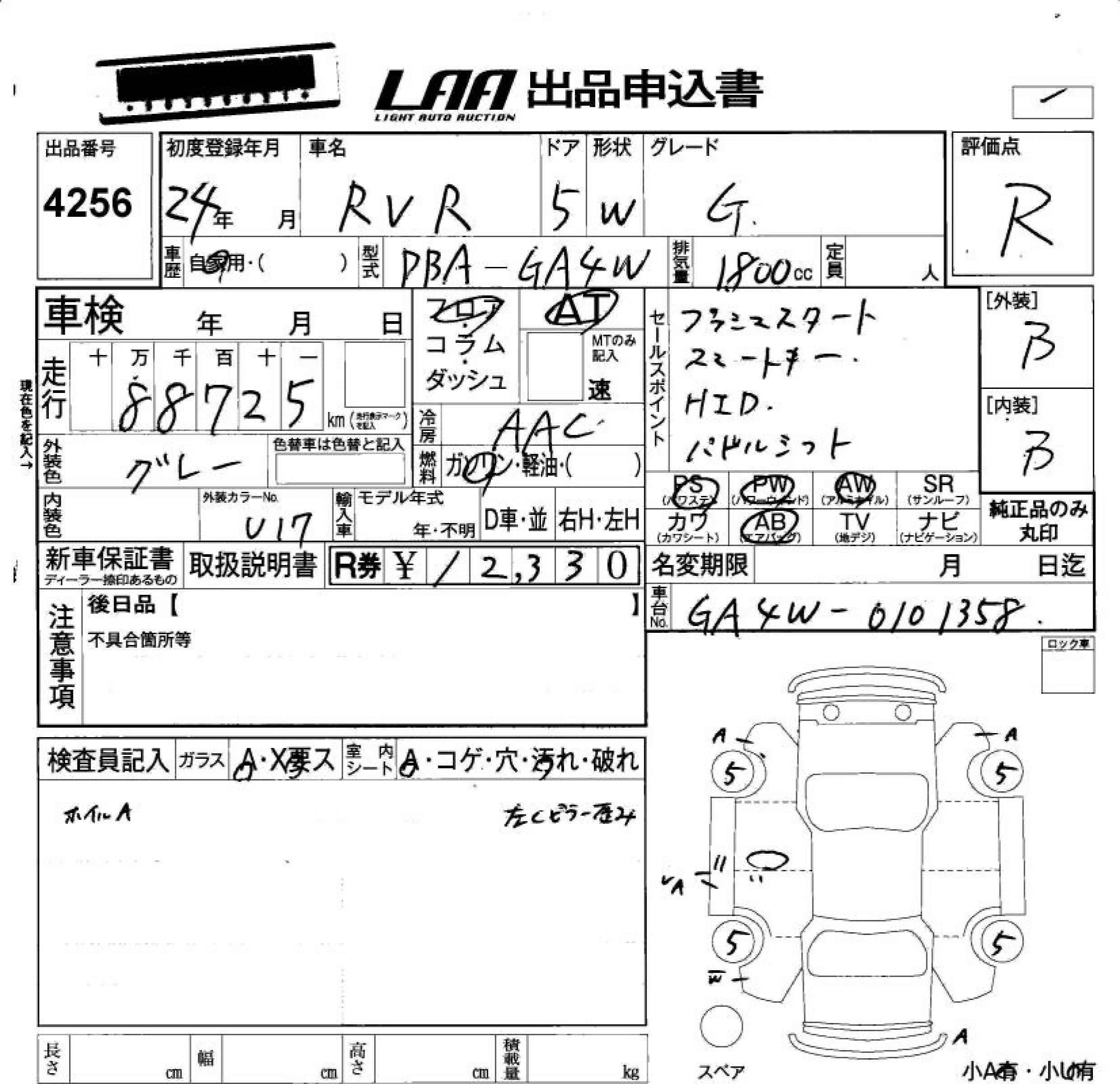 MITSUBISHI RVR