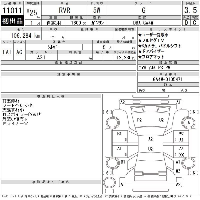 MITSUBISHI RVR