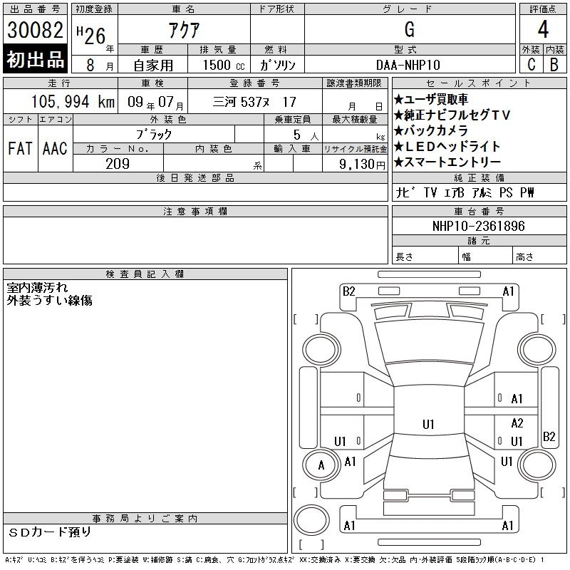 TOYOTA AQUA