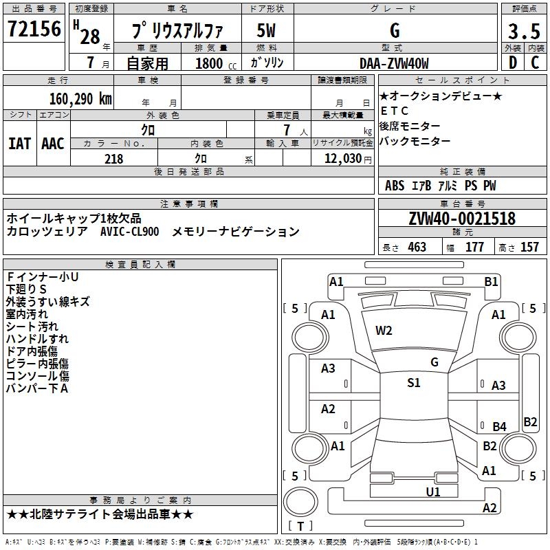 TOYOTA PRIUS ALPHA