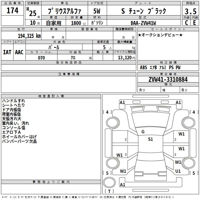 TOYOTA PRIUS ALPHA