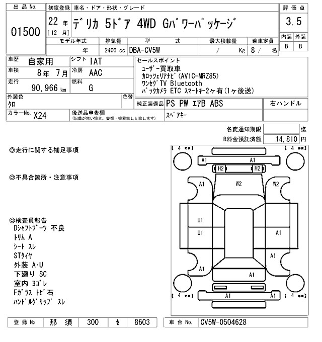 MITSUBISHI DELICA D:5