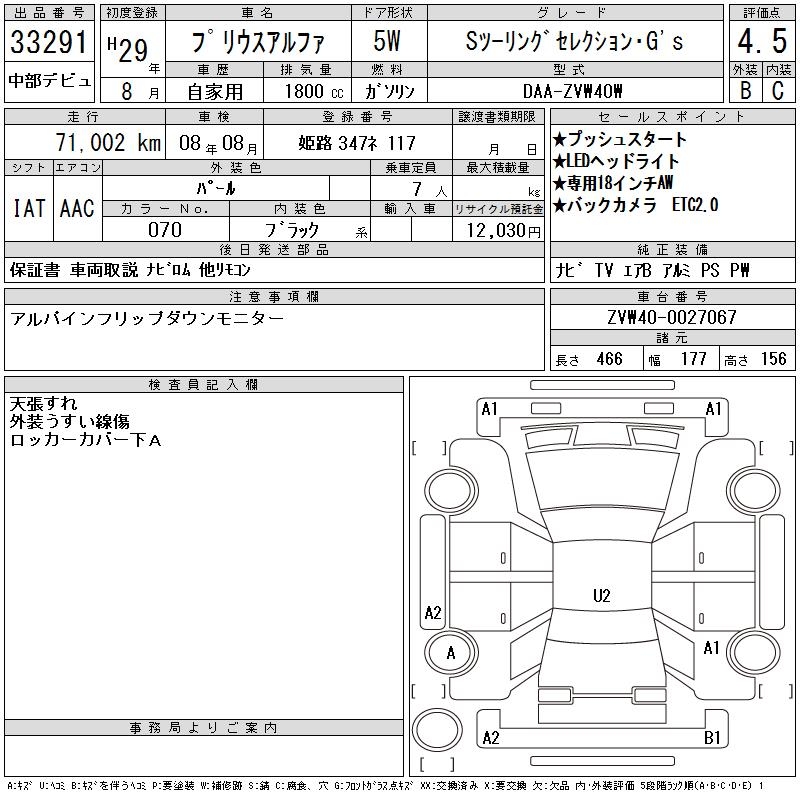 TOYOTA PRIUS ALPHA