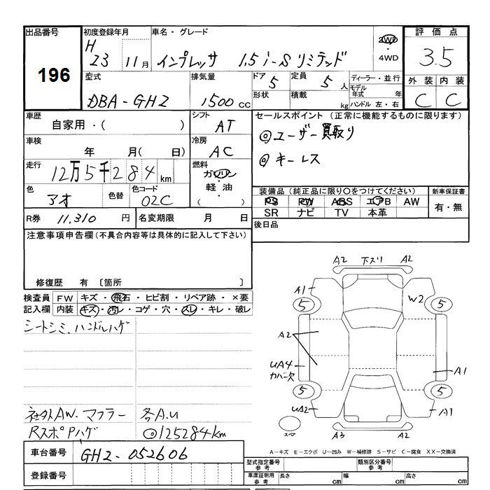 SUBARU IMPREZA