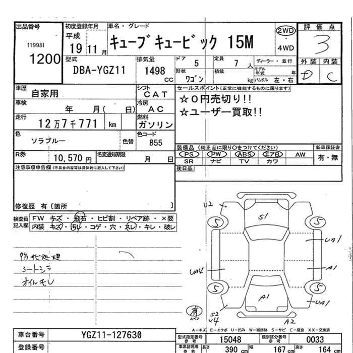 NISSAN CUBE CUBIC