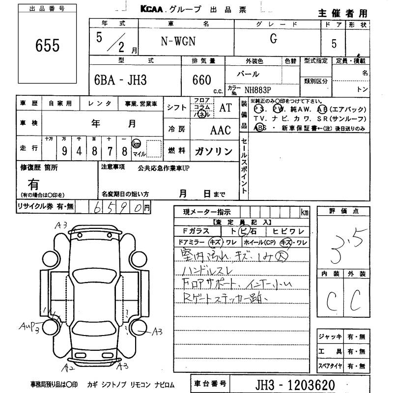 HONDA N-WGN