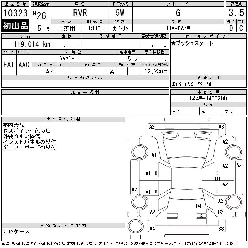 MITSUBISHI RVR