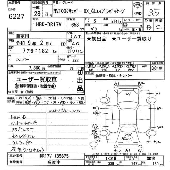 NISSAN NV100 CLIPPER