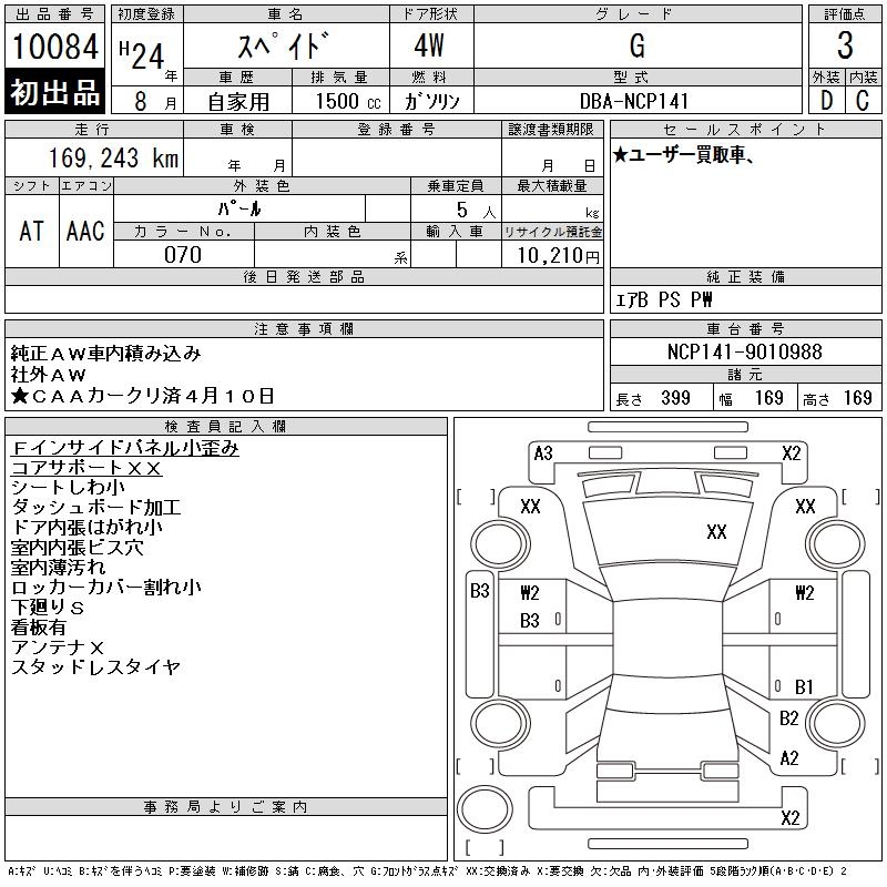 TOYOTA SPADE
