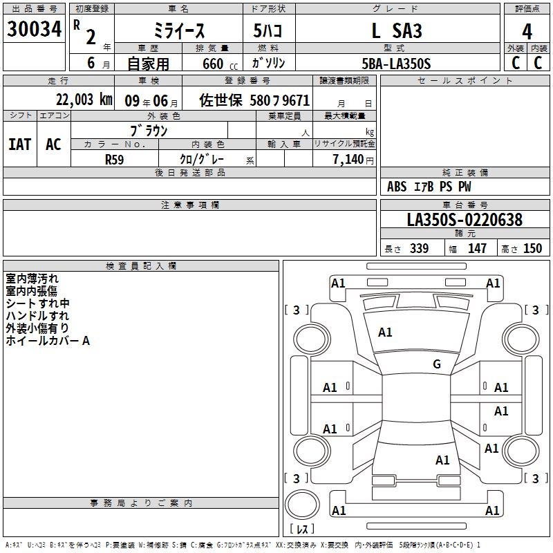 DAIHATSU MIRA E:S