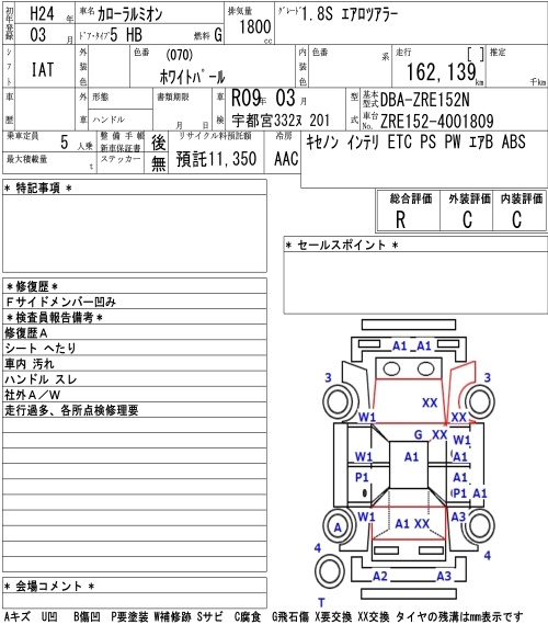 TOYOTA COROLLA RUMION