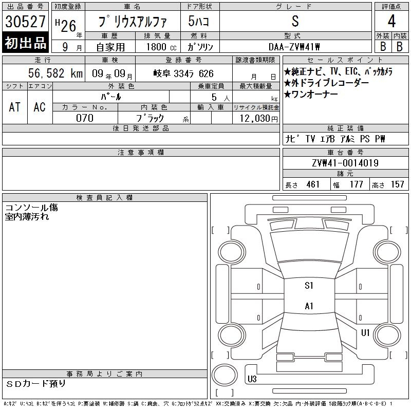 TOYOTA PRIUS ALPHA